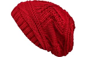 Lilax Knit Slouchy Oversized Soft Warm Winter Beanie Women Hat