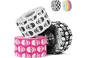 Barbell UP Antidérapante Bande de Pouce – Adhésif Ruban pour Cross Training, Yoga, Gym, Musculation, Weightlifting, Powerlifting, Fitness, Deadlift, Hook Grip Cotton Thumb Tape