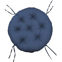 Coussin Rond Chilly Pilley Pour Fauteuil Papasan - Crème 120 Cm