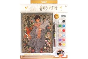 DIAMANTINY Harry Potter – Yume Fantasy Harry – Kit crea il Mosaico, Attività Crystal Art, Diamond Painting, 1 Quadro A4