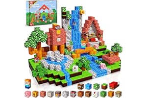 Goody King Magnetic Blocks, 100PCS Magnetic Building Blocks Tiles, Constructions Toys for Boys & Girls Age 3 4 5 6 7 8 9 10 STEM Montessori Stacking Toy, Brithdays Xmas Gifts for Toddlers