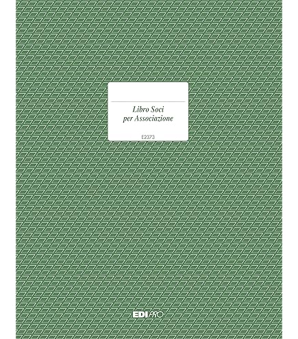 Registro Libro Soci Per Associazioni - 24 Pagine Numerate | Data Ufficio Buffetti - Foto 7
