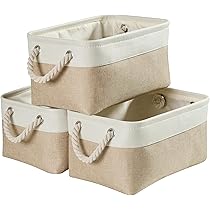 Angata Boîtes De Rangeent Rectangulaires En Tissu, Ulti-tailles, Paniers En Atériaux Pour