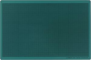 Linex Cutting Mat Self Locking Green Self Healing with mm Grid 10 Items a3 Green