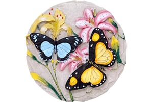 Spoontiques Trittstein, Motiv: Schmetterling mit Blumen