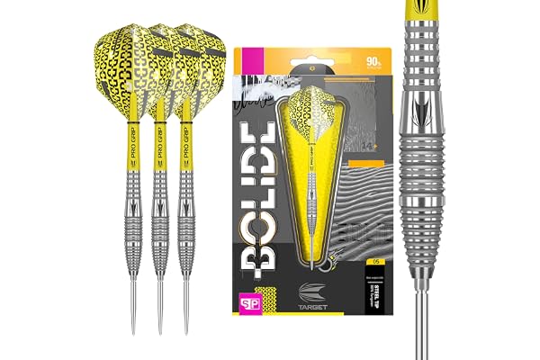 Target Darts Bolide Jeu de fléchettes avec Pointe en Acier 90% tungstène