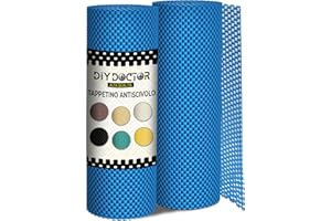 DIY Doctor Rotoli Antiscivolo (2 Pezzi) 190 x 30cm – Tappetino in Gomma per Tappeti, Moquette e Pavimenti Laminati – Blu