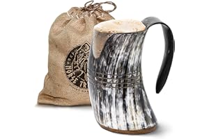 Norse Tradesman Tasse en corne à boire (500 mls, Eternal, Poli)