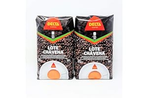 Delta, Café, Lote Chávena, Lot Tasse, 1 Kg en Grains, Portugal, (Mélange Torréfié 2 x 1 Kg)