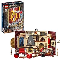 LEGO 76409 Harry Potter Stendardo della Casa Grifondoro da Parete per Bambini e Bambine, Giocattolo con Sala Comune del Caste