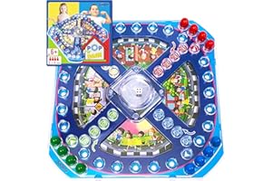 Dedimi Pop n Dash Race Board Game for kids - Racing and Chasing to Base Game - Pop n Dash Family Fun Games Trivial Pursuit