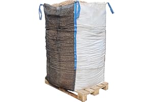 ENERGIE KIENBACHER Hackschnitzel 2000L Beetabdeckung Unkrautschutz Garten Hackgut Natur Mulch 100% naturbelassen