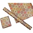 LA TROVE Colourful Gift Wrapping Paper Sheet For Gift Packing|Gift Wrap Roll, Gift Papers Sheets, Gift Cover Wrapping Paper (Vibrant Hexa, Pack 0F 5),Multi
