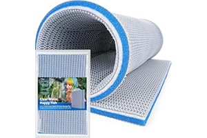 Borlech Aquarium Filter Media Sponge Pad, Multi-Layer Foam Filter Floss for Fish Tank Filters Accessories (40 x 30 x 1.5 cm)