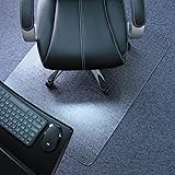 Marvelux 90 x 120cm (36" x 47") Heavy Duty Premium Polycarbonate Rectangular Office Chair Mat for Low, Standard and Medium Pi
