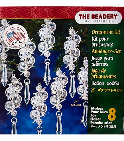 Beadery Mini Weihnachtsbaum Ornament Set - Bastelset Für 24 Bäumchen | 5,7 Cm, Bunte Perlen