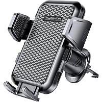 Car phone holder air vent , Car Phone Holder Mount 360° Rotation, Adjustable Clip, Big Phone & Thick Case Friendly, Compatibi