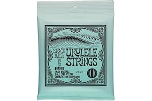 Ernie Ball Concert/Soprano Nylon Ball End Ukulele Strings Black
