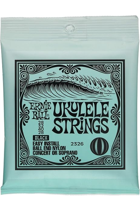 Jeu De 4 Cordes Ukulélé Nylon Coloré - Dilwe - Pour Remplacement