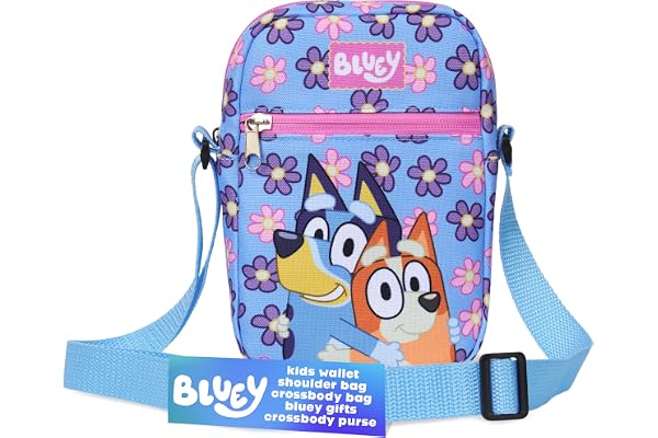 BlueY Sac Bandoulière Fille Sac à Main Enfant avec Sangle Réglable Voyage Sorties Shopping Vacances Idée Cadeau