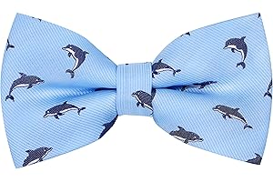 OCIA Pajaritas Hombre Originales Animales Patrón Pre-Atada Niños Pajarita Ajustable Fiesta de Bodas