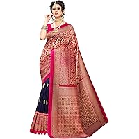 Gosriki Silk with Blouse Piece Saree (SENTHIL Pink-Go Free)