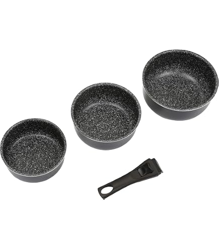 5five – Set Di 3 Stufe In Alluminio – Piastre Riscaldate In Alluminio Dimensioni 28x4,5 Cm – Per Campeggio E Cucina - 3