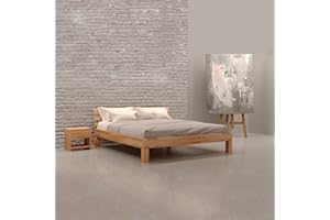 ‎KROK WOOD Krok Wood Massivholzbett Julia in Buche 140x200 cm