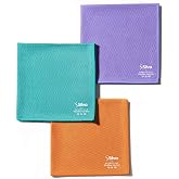 Silva Ultrafiber Essentials Mikrofiber Cam Bezi Petek Doku 3'l&uuml; Set 35x35 cm - Hav ve İz Bırakmayan Cam Silme Bezi, Deterjans