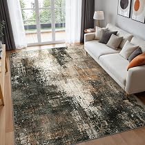 Waschbarer Teppich 10,2 X 15,2 Cm – Rutschfester, Niedriger Flor Für Wohnzimmer, Schlafzimmer & Büro
