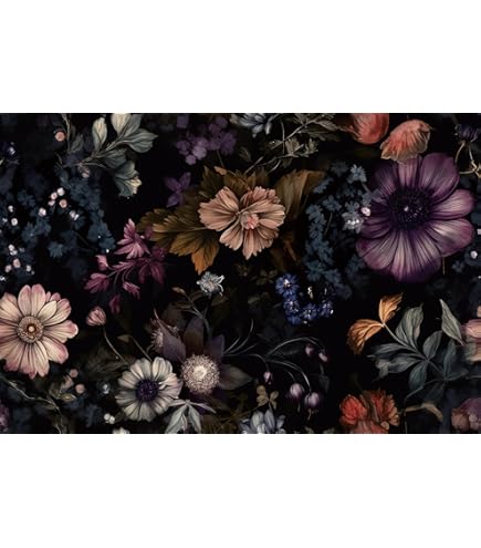 Fiula Bloemen Zelfklevend Behang Plakfolie Meubels Vinyl Wrap Beige Blauw Bloemenbehang Bladeren Patroonbehang Vintage Behang Vlinder Decoratieve Folie Woonkamer Waterdichte Meubelfolie 44 Cm X 10 M