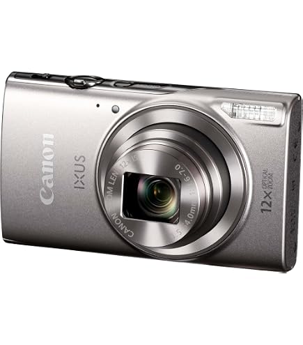 Canon PowerShot A4000IS Digital Camera, Silver, 16 Megapixels, 8x