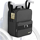 iMedic Deluxe Wheelchair Bag - Wheelchair Backpack – Wheelchair Bags for Back of Chair - Electric Wheelchair Accessories - Wh