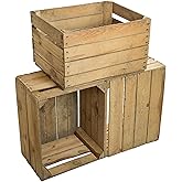 Kistenkolli Altes Land Set Di 2 Casse In Legno Per Scaffali | Dimensioni 33x37,5x32,5 Cm | Adatte Per Kallax E Expedit