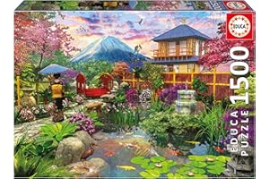 Educa - Puzzle de 1500 pièces pour Adultes | Jardin Japonais. Mesure: 85 x 60 cm À partir de 14 Ans (19937)