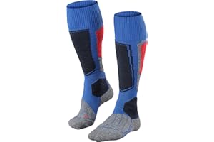 ‎FALKE FALKE Mężczyźni Skarpety narciarskie SK1 Comfort M Kh Wełna Jedwab ciepłe grube 1 Para, Niebieski Olympic 6940, 42-43