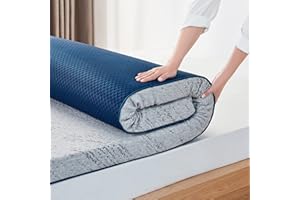 ‎LINSY HOME LINSY HOME Matratzentopper Gel Topper 140x200cm,7,5cm Höhe Topper aus Gel-und Bambuskohle-Infused Memory Foam, H2/H3 Härte Gel Matratzentopper, mit Waschbarer Bambusstoff