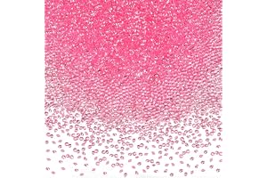 TOAOB 5000 stycken rosa bordsspridningskristaller av acryldiamanter, rhinestones 3mm för bordsdekorationer, bröllopsdekoratio