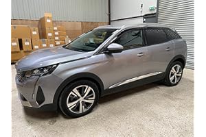 AUTO CLOVER Lot de 6 déflecteurs d'air pour Peugeot 3008 2016+ Noir E207