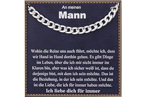 Rajputana S925 Sterling Silber 5mm Dicke Kubanische Halskette Für Mann, Silberkette Herren Robuste Hypoallergene Halskette Herren Geschenke Für Männer/Sohn/Papa Schmuck 18/20/22/24 Zoll