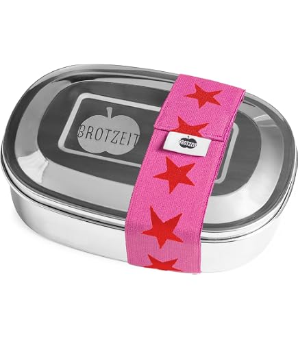 Brotzeit 2in1 Lunchbox Aus Edelstahl – 18x13x5 Cm, Lebensmittelecht, Spülmaschinenfest