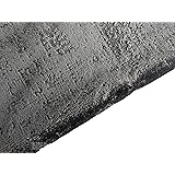 Distressed Velvet Fire Retardant Upholstery Fabric by The Metre Material for Sewing Sofas Chairs Cushions W150CM - Grey