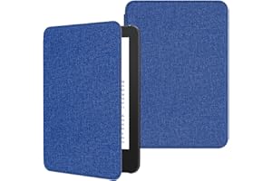 MoKo Funda Compatible con 6" Nuevo Kindle(11ª Generación 2024/2022) & Versión Internacional, Carcasa Ligera Cubierta con Auto Activación/Reposo para Kindle 2024 11ª Generación e-Reader, Denim Índigo