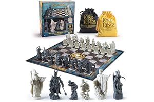 The Noble Collection The Lord of the Rings - Chess Set: Battle for Middle-Earth,Black