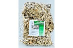 MGI DEVELOPPEMENT 150gr Sphaigne de Madagascar – Support de Culture végétal Naturel – Retient l’Eau – Idéal orchidées, semis, terrariums, kokedamas - Conforme à la Norme NF U 44-551