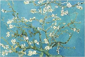 BILDERWELTEN Carta da parati Fotomurali Vincent Van Gogh - Mandorlo in Fiore, 190cm x 288cm