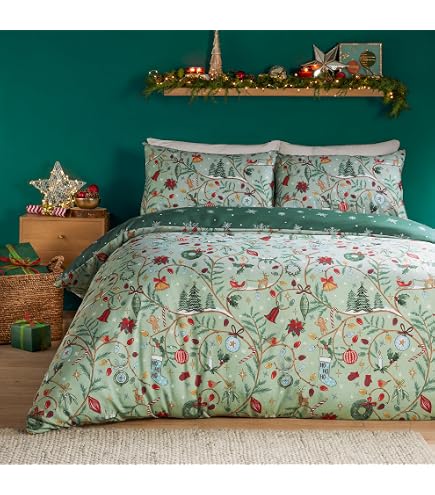 Rapport Home Set Biancheria Letto Microfibra: Copripiumino Con Schiaccianoci Per Un Natale Magico - 4