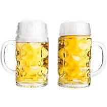Bicchiere Oktoberfest Boccale Da Birra In Vetro Da 1 Litro - Lavabile In Lavastoviglie, Stabile, Stile Oktoberfest Boccale Da 1 Litro - 13