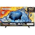 Toshiba 55 inch UHD Smart TV C350N -, AI 4K Upscaling, REGZA Power Audio, Ultimate Motion, Sports Mode, DTS X, Game Mode, Dolby Vision Atmos (2024 Model)