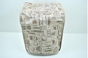 T-MIX Flavor Plus Funda Protectora de Tela Antimanchas Compatible con THERMOMIX TM6 TM5 TM31. Modelo MENAJE